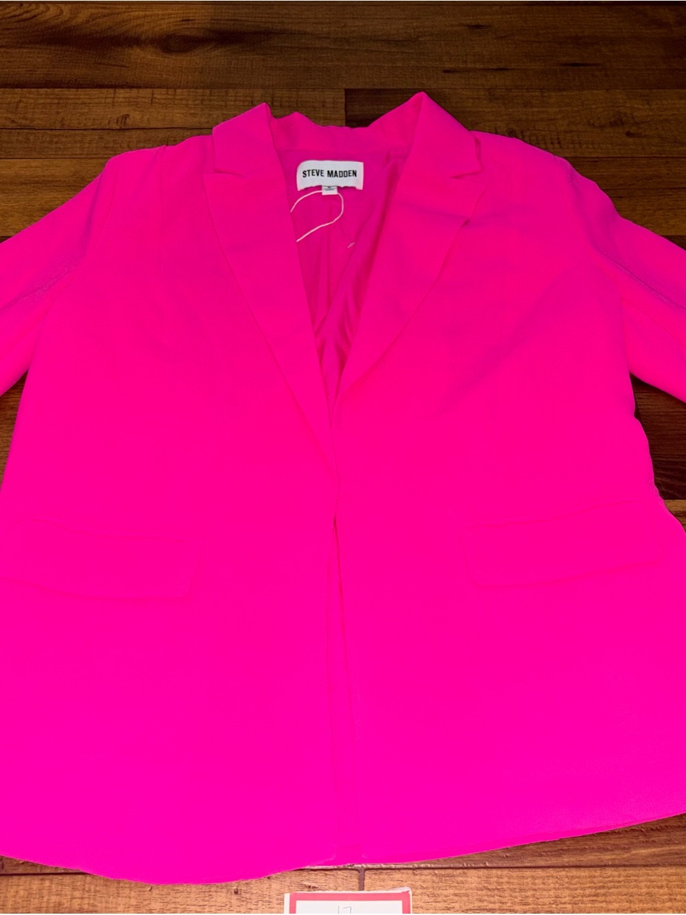 Steve Madden Women's Hot Pink Blazer Jacket NWOT